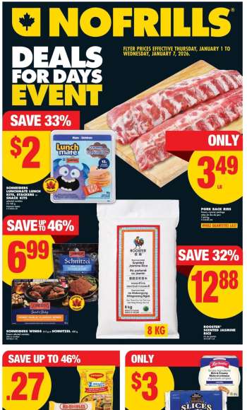 No Frills Flyer - January 01, 2026 - January 07, 2026.