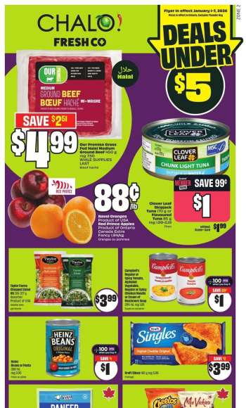 Chalo! FreshCo. Flyer - January 01, 2026 - January 07, 2026.