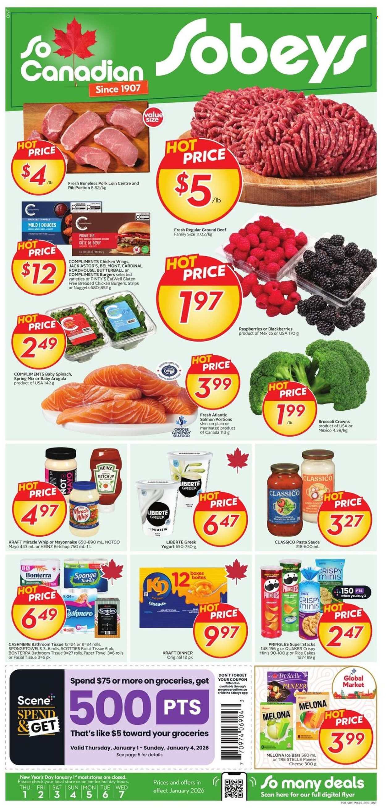 Sobeys flyer - January 01, 2026 - January 07, 2026. Page 1