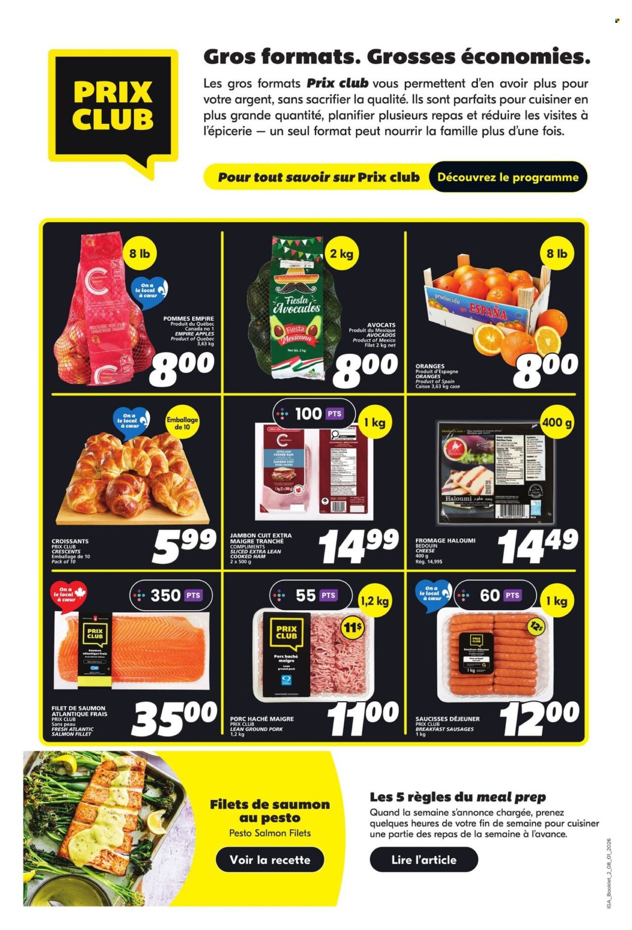 IGA flyer - January 08, 2026 - January 14, 2026. Page 2