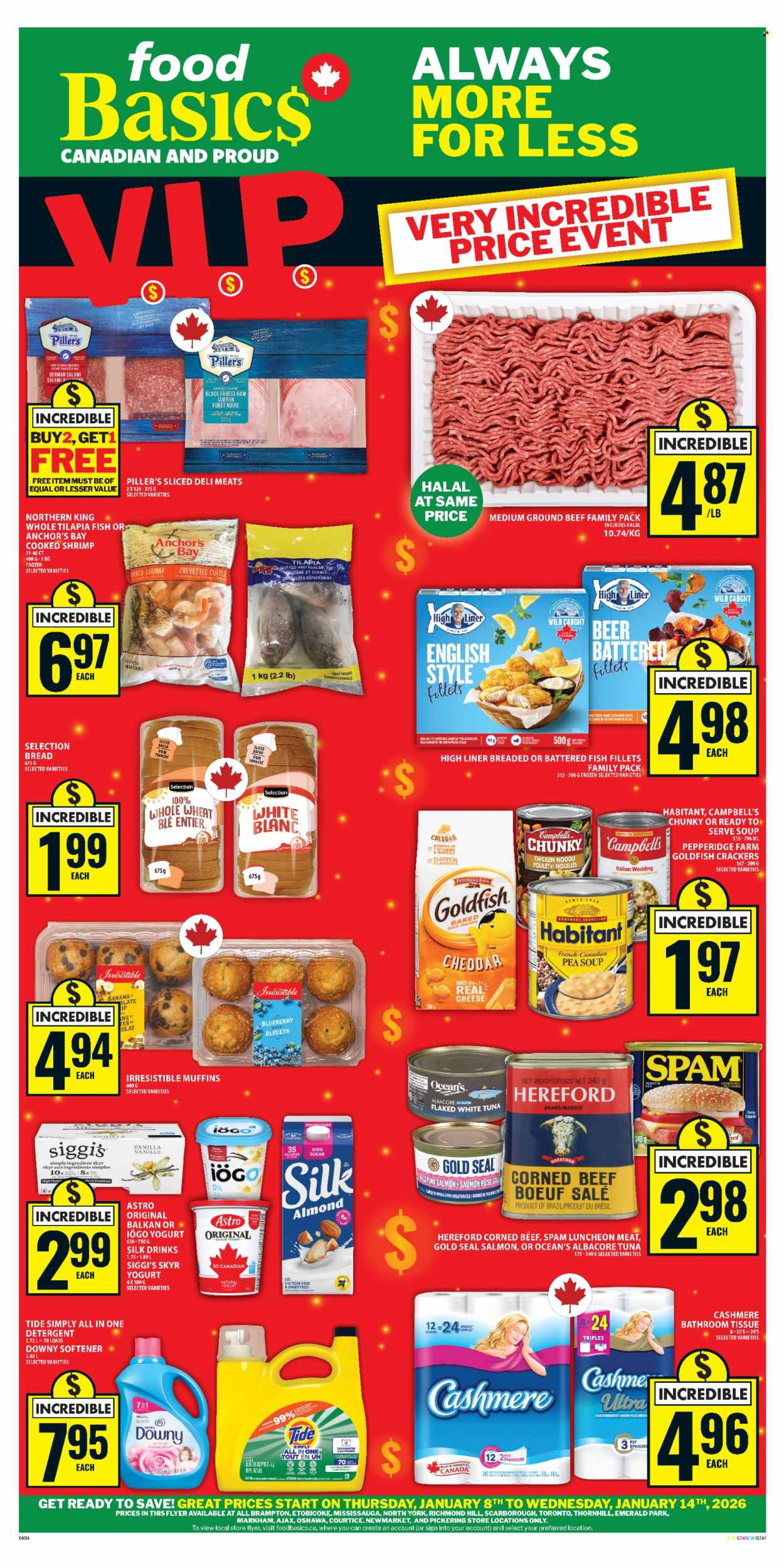 Food Basics flyer - January 08, 2026 - January 14, 2026. Page 1