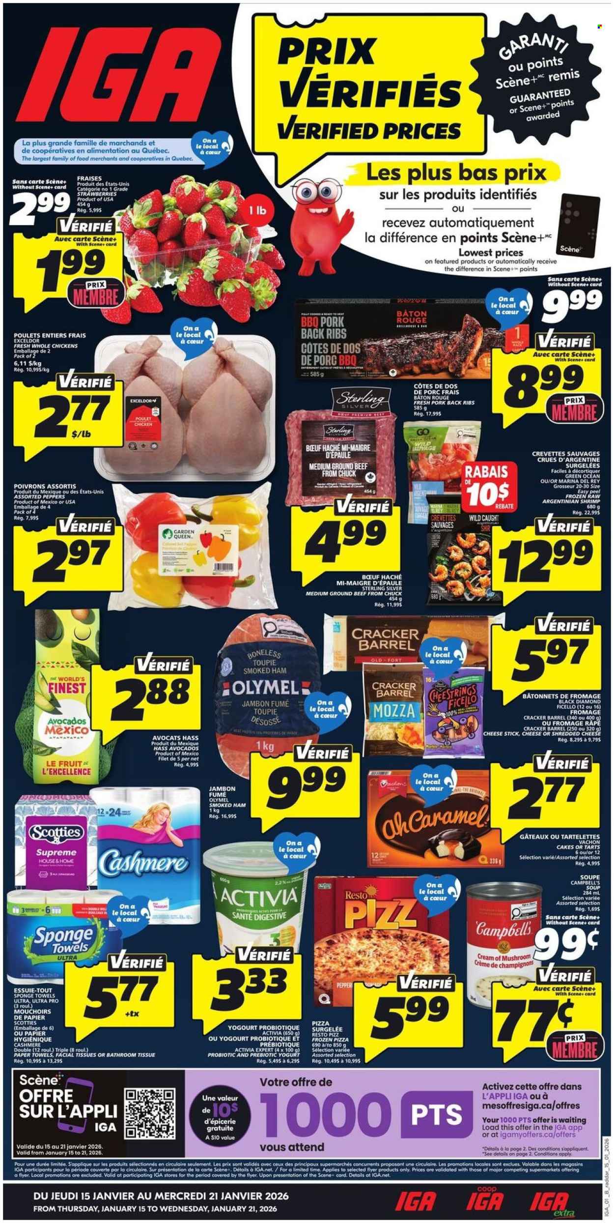 IGA flyer - January 15, 2026 - January 21, 2026. Page 1