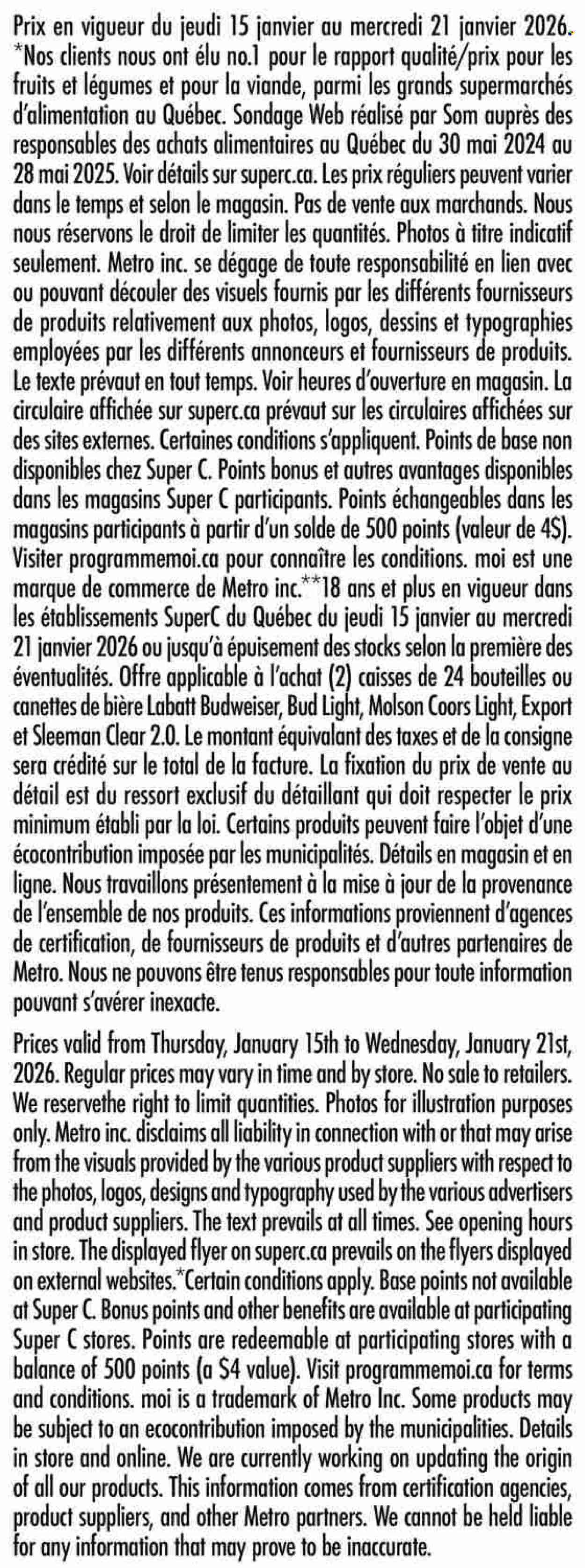 Super C flyer - January 15, 2026 - January 21, 2026. Page 18