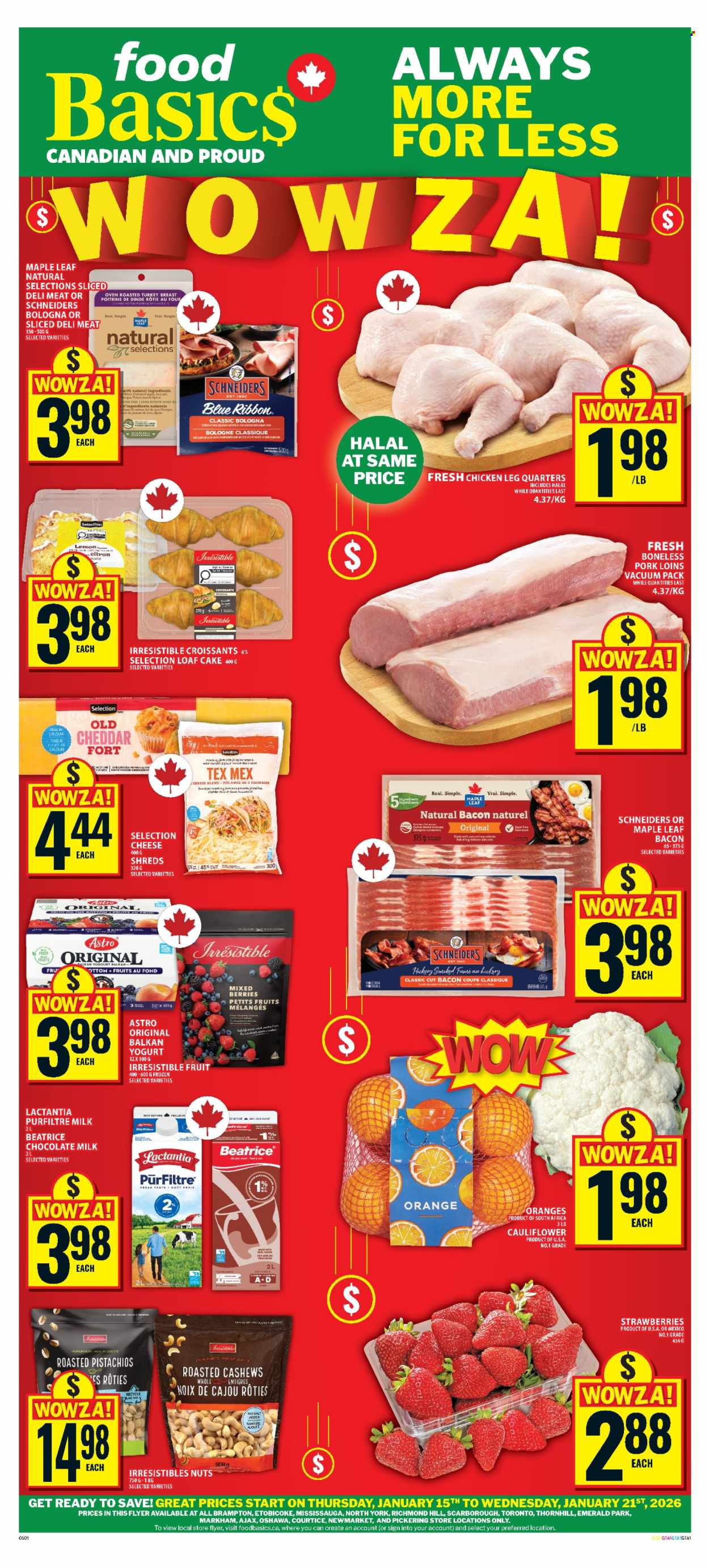 Food Basics flyer - January 15, 2026 - January 21, 2026. Page 1