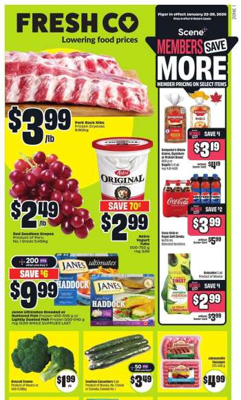 Circulaire FreshCo. - 22 Janvier 2026 - 28 Janvier 2026.
