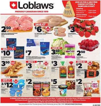 Circulaire Loblaws - 22 Janvier 2026 - 28 Janvier 2026.