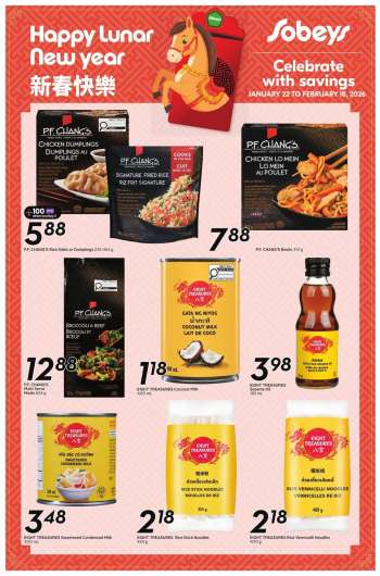 Sobeys Flyer - January 22, 2026 - February 18, 2026.