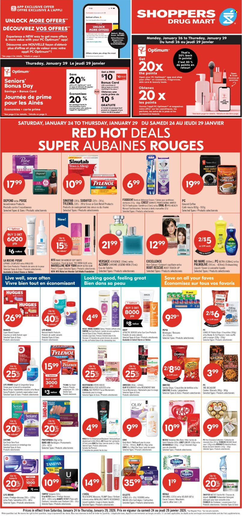 Shoppers Drug Mart flyer - January 24, 2026 - January 29, 2026. Page 1