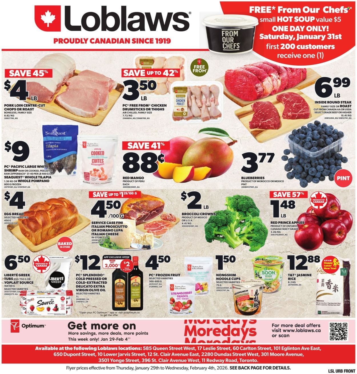 Loblaws flyer - January 29, 2026 - February 04, 2026. Page 1