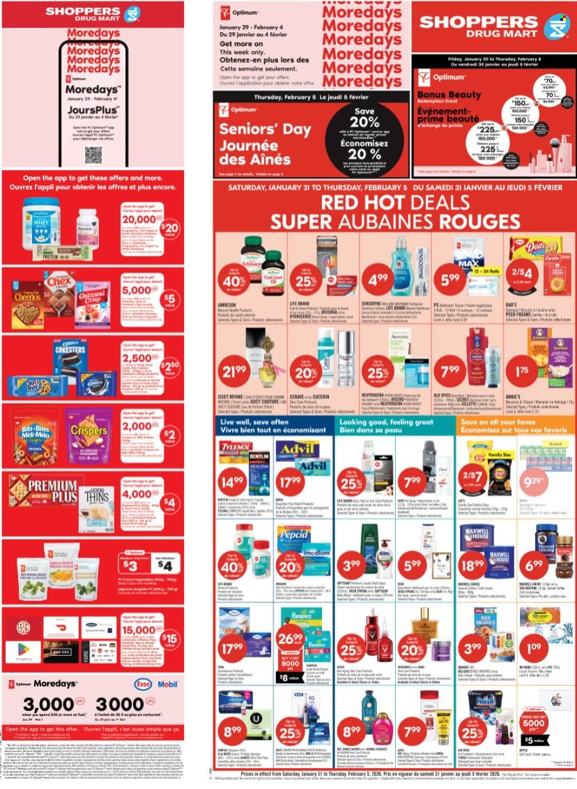 Shoppers Drug Mart flyer - January 31, 2026 - February 05, 2026. Page 1
