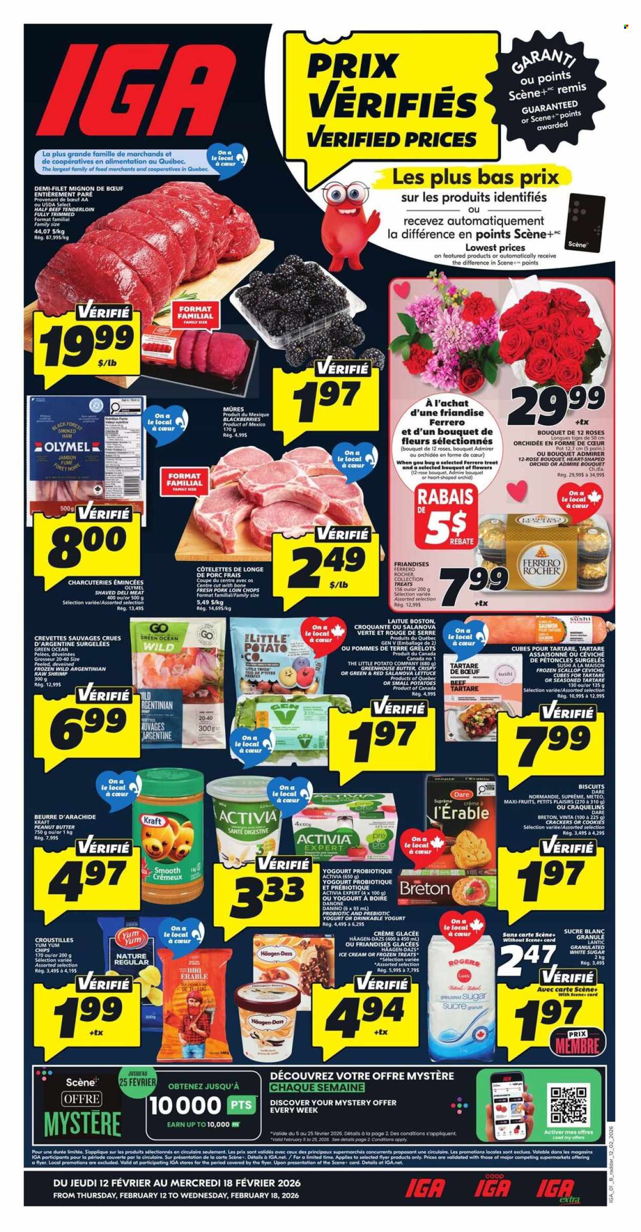 IGA flyer - February 12, 2026 - February 18, 2026. Page 1