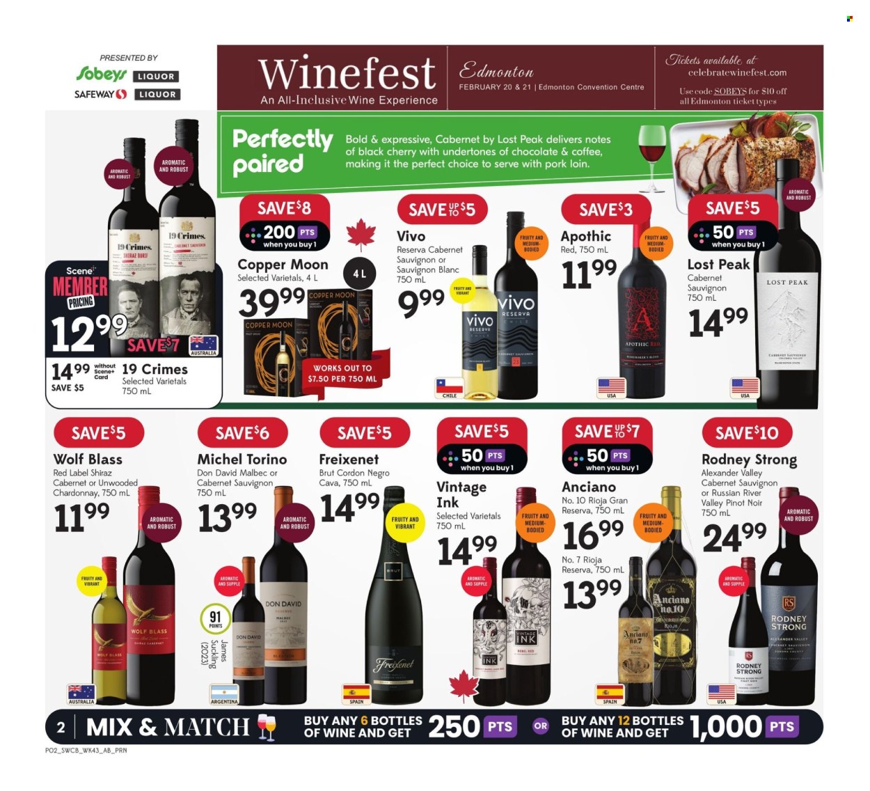 Sobeys Liquor flyer - February 19, 2026 - February 25, 2026. Page 2
