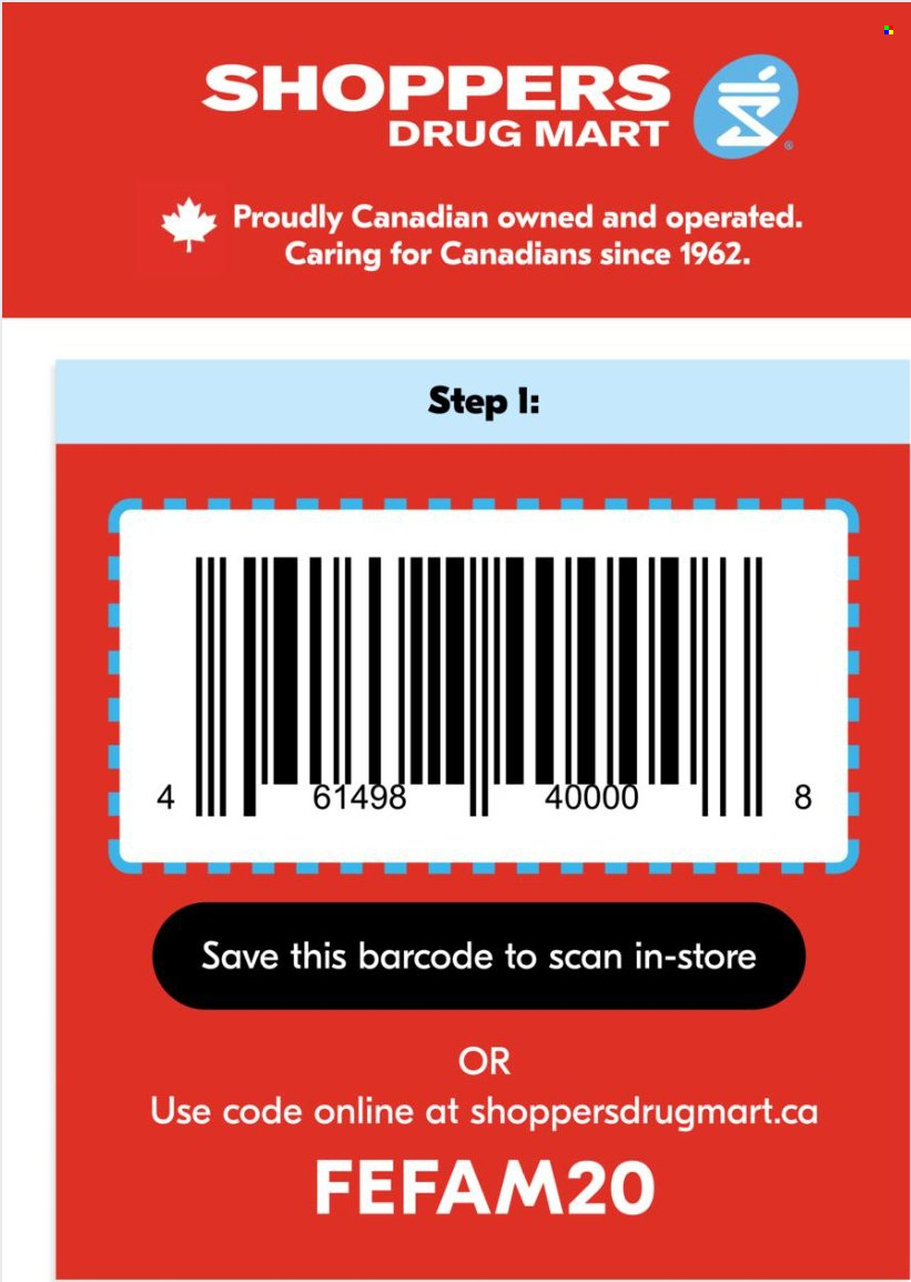 Shoppers Drug Mart flyer - February 24, 2026 - February 25, 2026. Page 1
