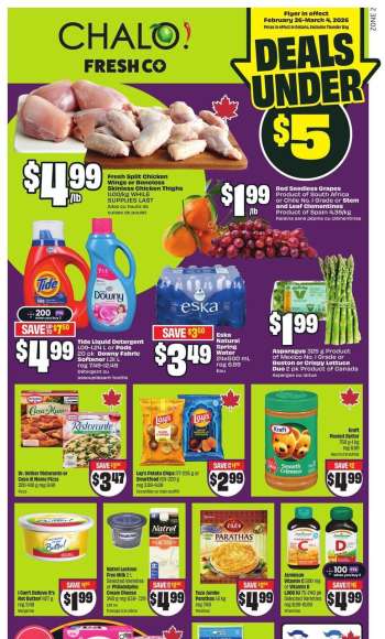 Chalo! FreshCo. Flyer - February 26, 2026 - March 04, 2026.