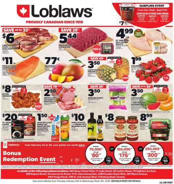 Loblaws Flyer - February 26, 2026 - March 04, 2026.