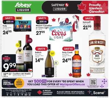 Circulaire Sobeys Liquor - 05 Mars 2026 - 11 Mars 2026.