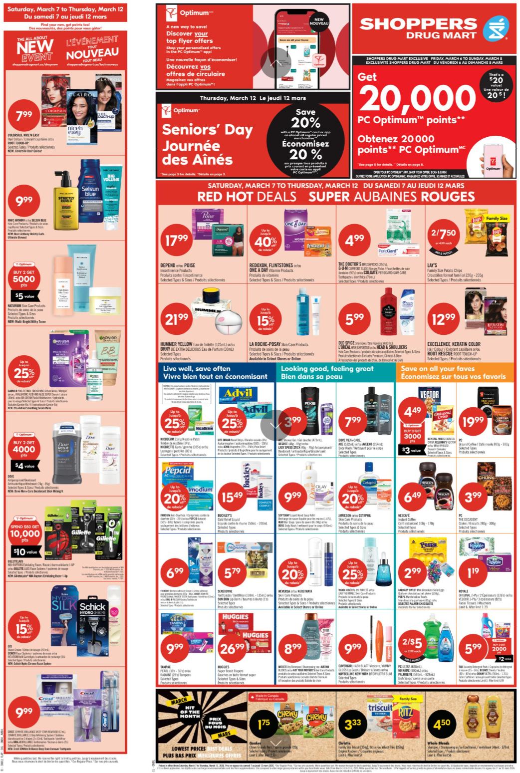 Shoppers Drug Mart flyer - March 07, 2026 - March 12, 2026. Page 1