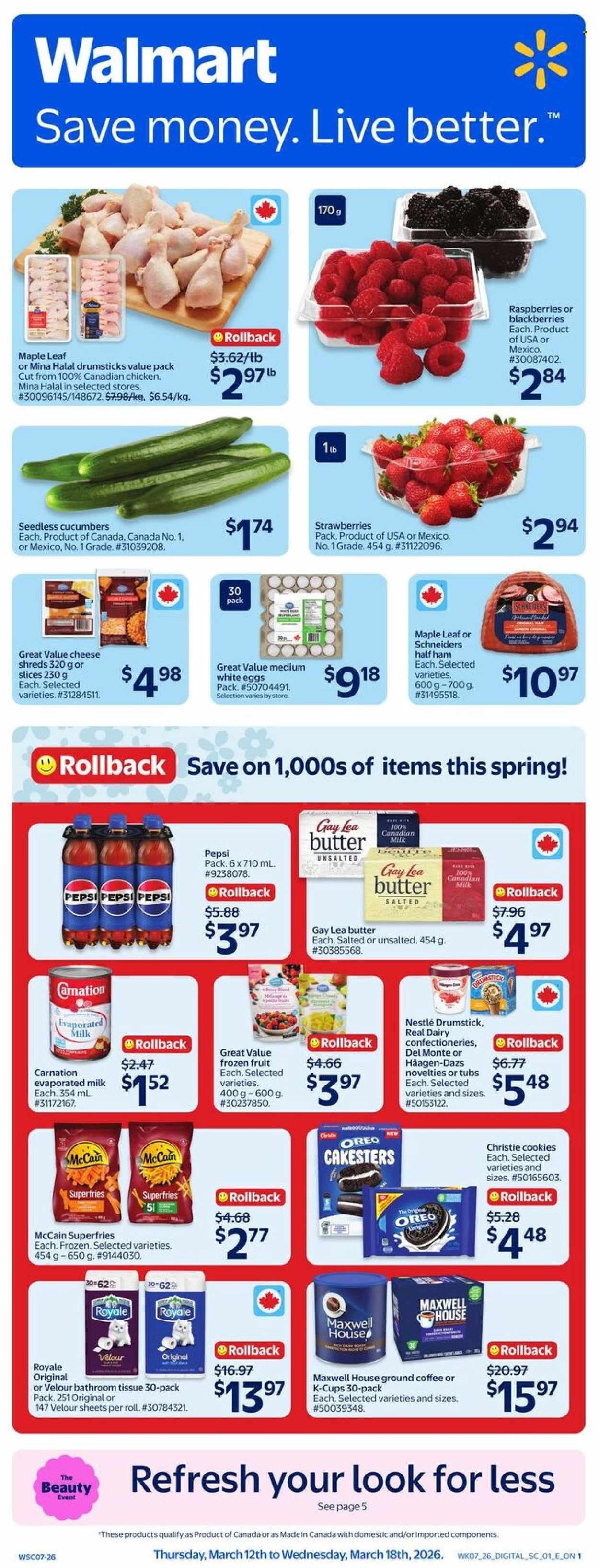 Walmart flyer - March 12, 2026 - March 18, 2026. Page 1