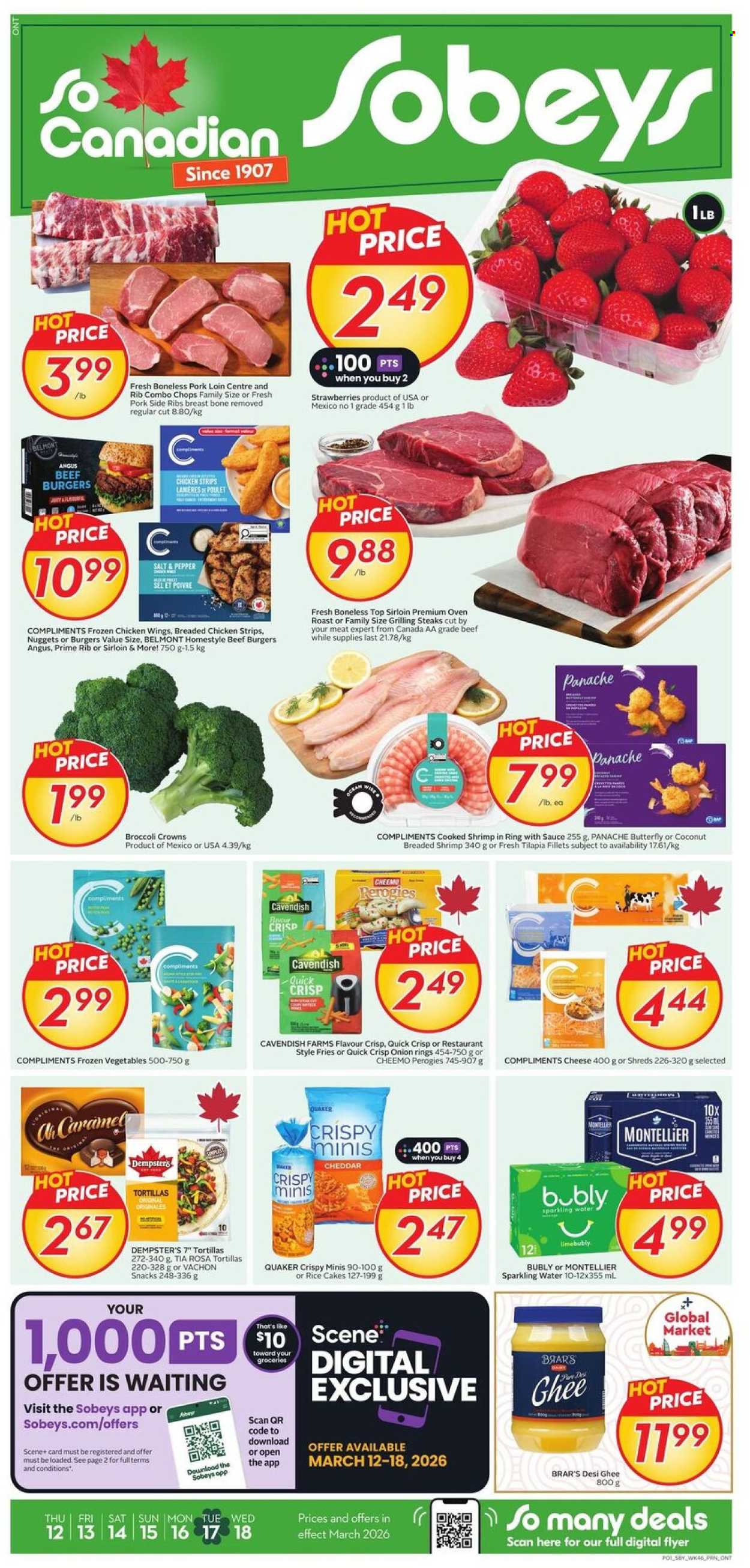 Sobeys flyer - March 12, 2026 - March 18, 2026. Page 1