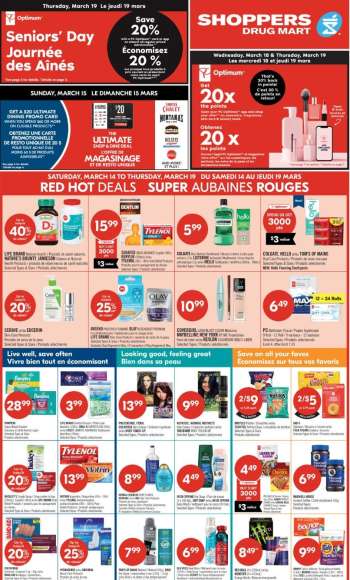 Shoppers Drug Mart Flyer - March 14, 2026 - March 19, 2026.