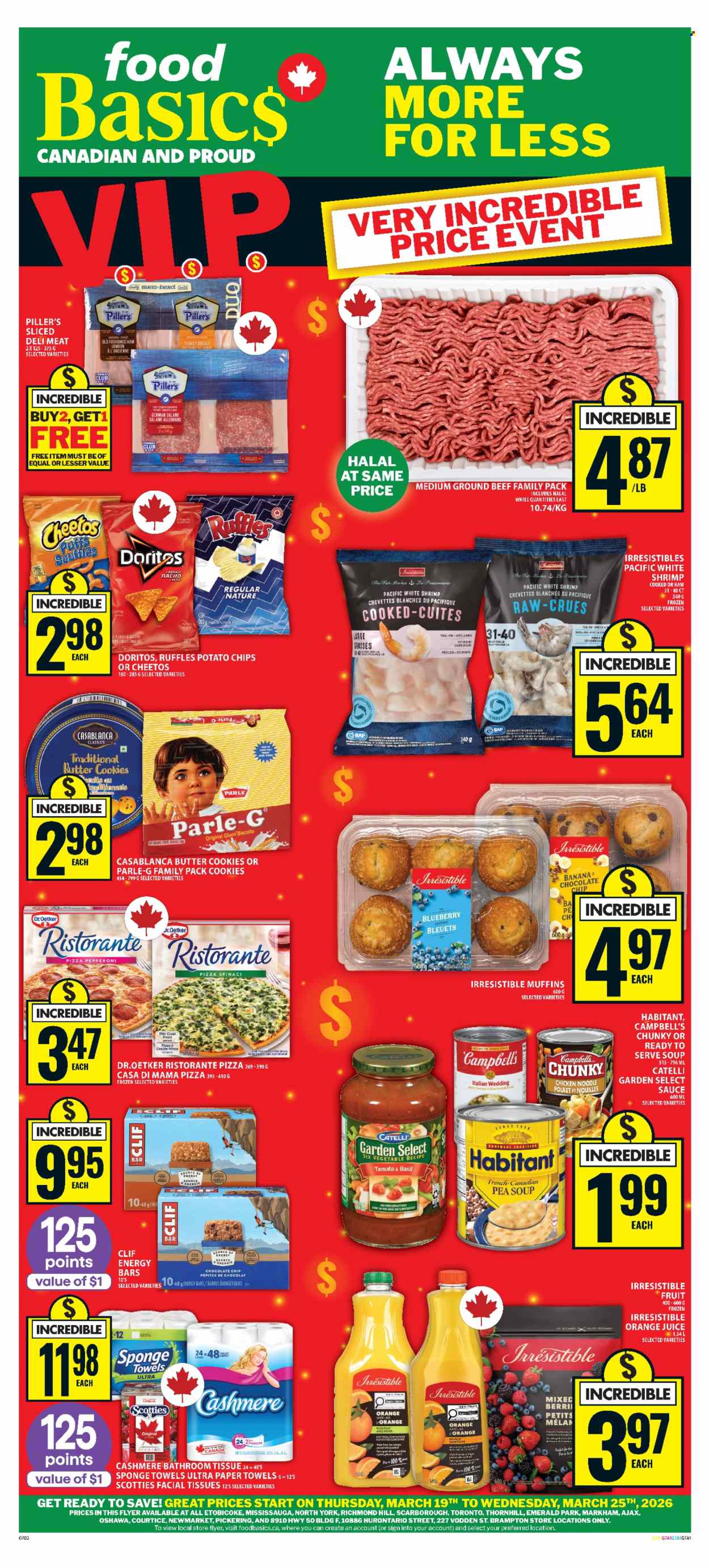 Food Basics flyer - March 19, 2026 - March 25, 2026. Page 1