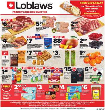 Circulaire Loblaws - 19 Mars 2026 - 25 Mars 2026.