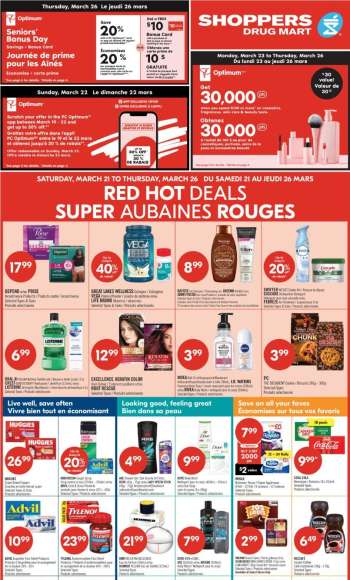 Circulaire Shoppers Drug Mart - 21 Mars 2026 - 26 Mars 2026.