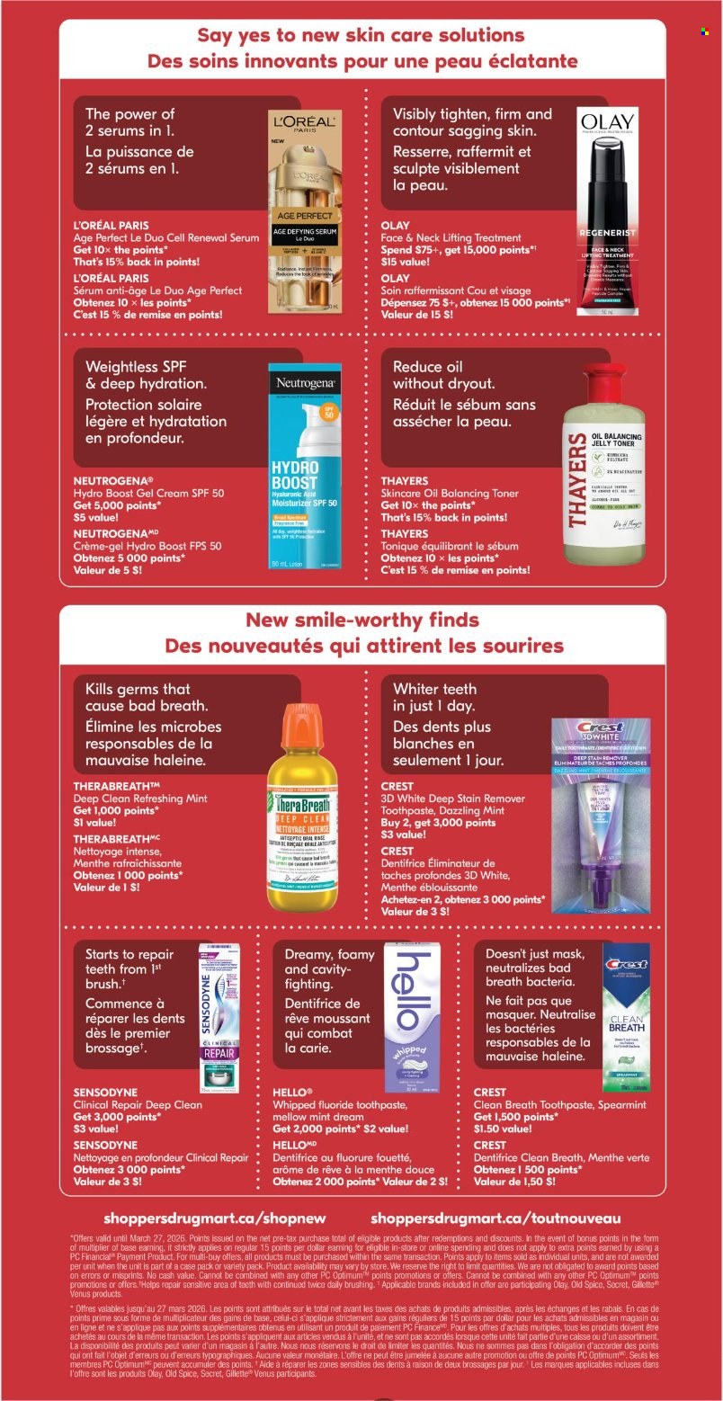 Shoppers Drug Mart flyer - March 21, 2026 - March 26, 2026. Page 19