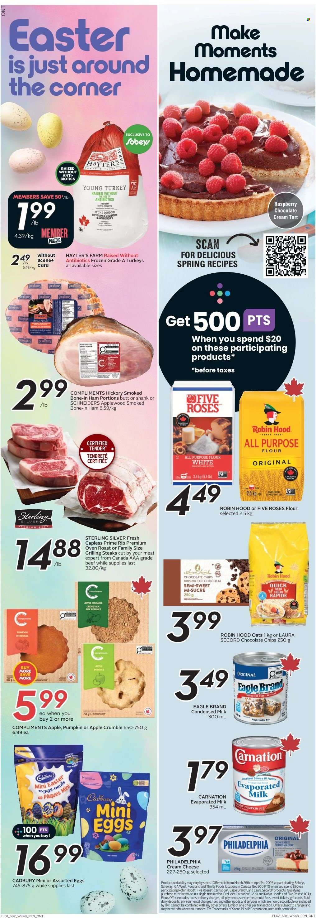 Sobeys flyer - March 26, 2026 - April 01, 2026. Page 2