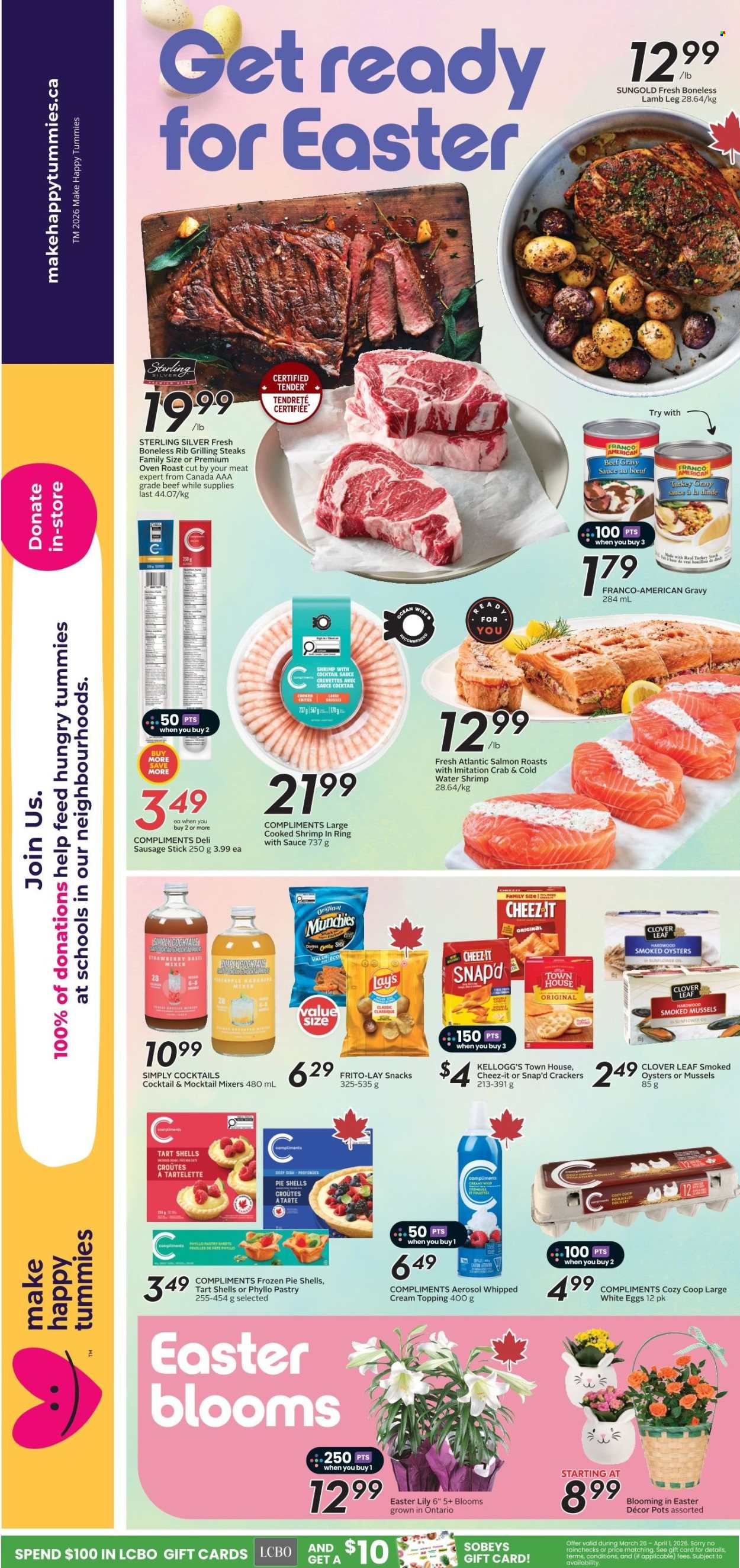 Sobeys flyer - March 26, 2026 - April 01, 2026. Page 4