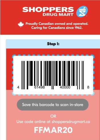 Circulaire Shoppers Drug Mart - 31 Mars 2026 - 01 Avril 2026.