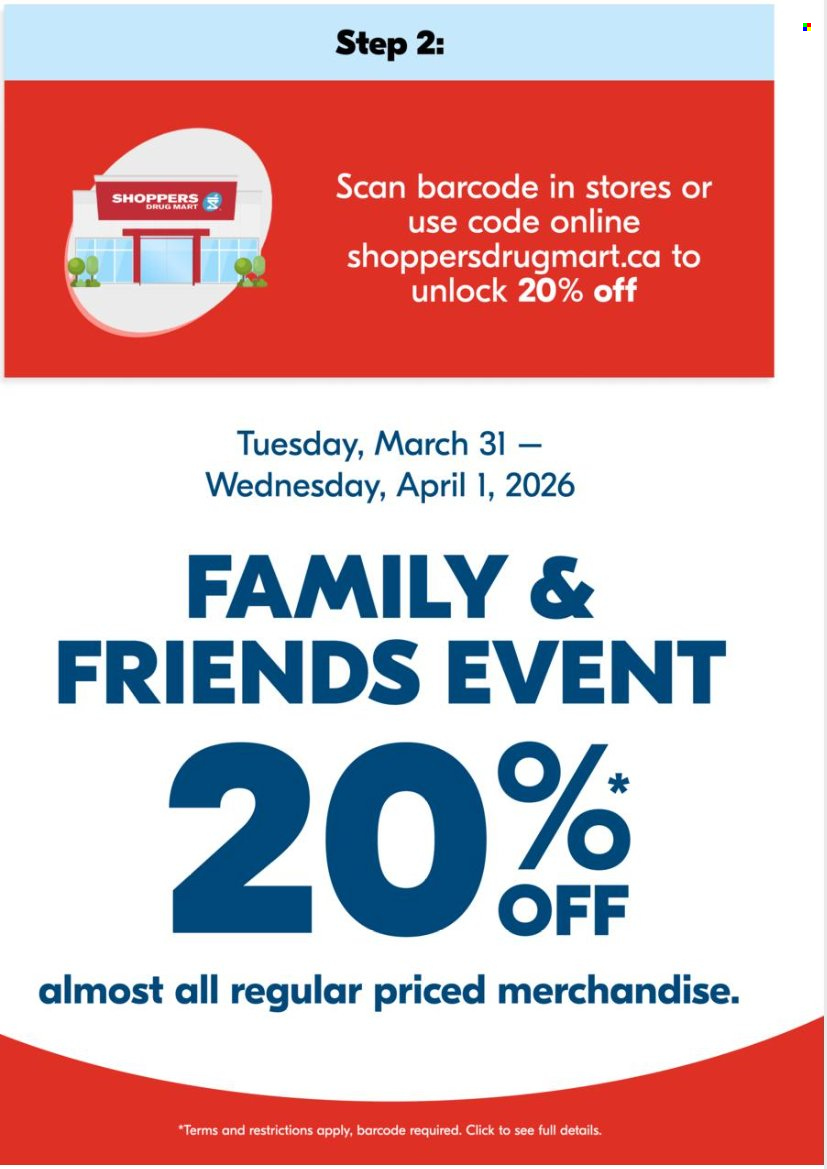 Shoppers Drug Mart flyer - March 31, 2026 - April 01, 2026. Page 2