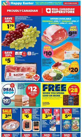 Real Canadian Superstore Flyer - April 02, 2026 - April 08, 2026.