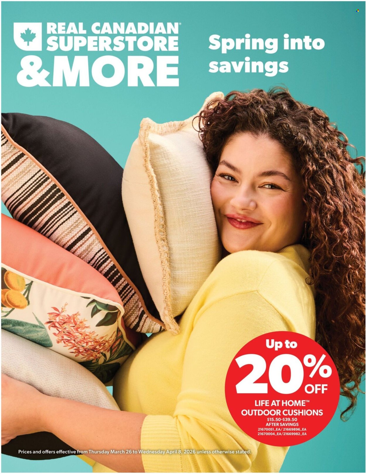 Real Canadian Superstore flyer - March 26, 2026 - April 08, 2026. Page 1