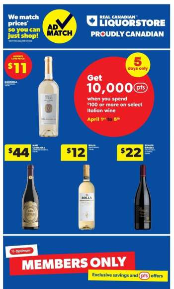 Real Canadian Liquorstore Flyer - April 01, 2026 - April 05, 2026.