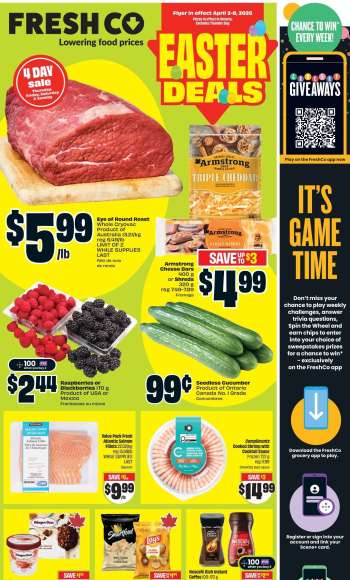 FreshCo. Flyer - April 02, 2026 - April 08, 2026.