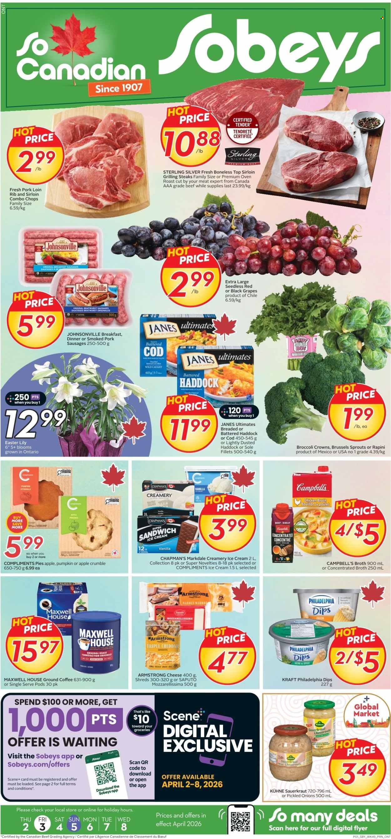 Sobeys flyer - April 02, 2026 - April 08, 2026. Page 1