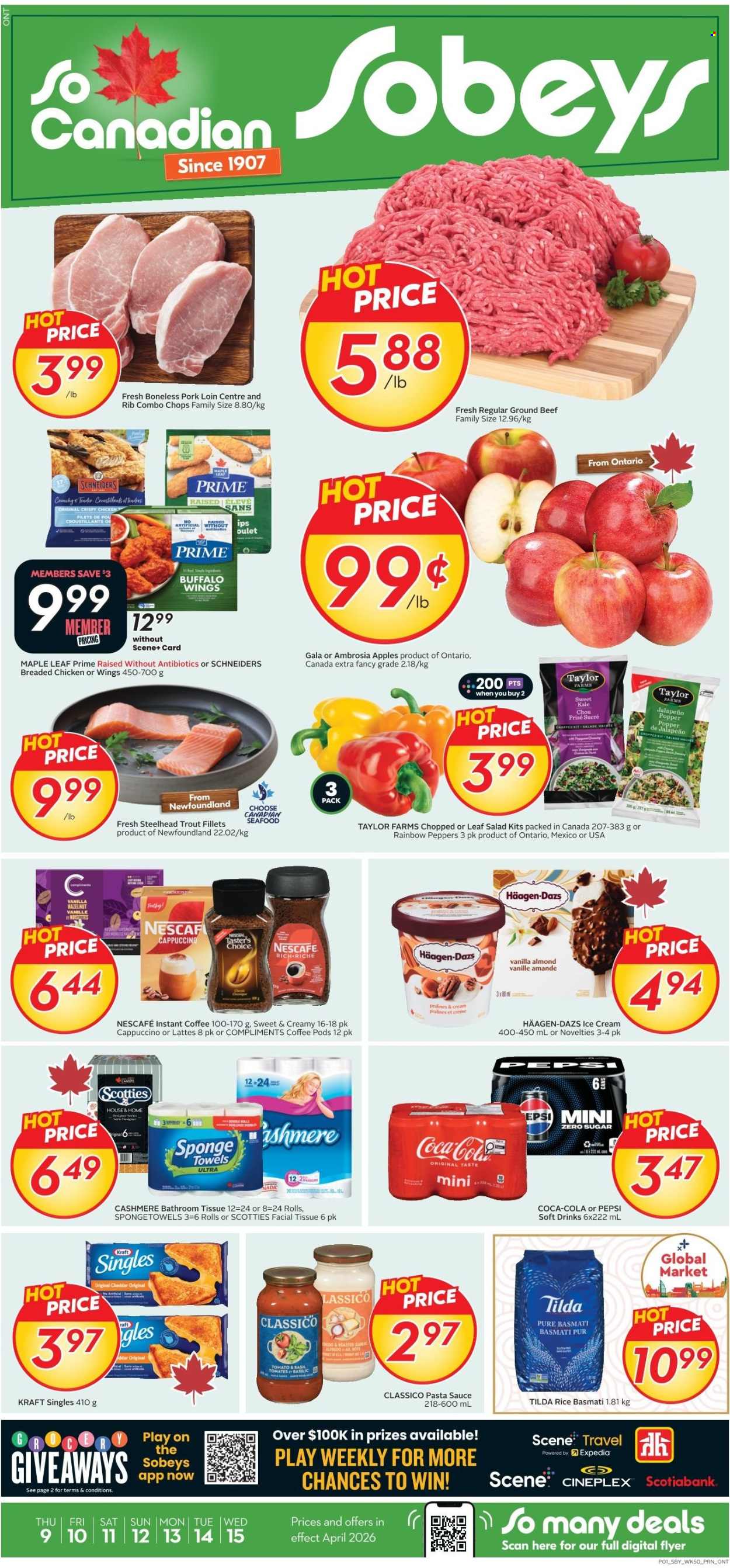 Sobeys flyer - April 09, 2026 - April 15, 2026. Page 1