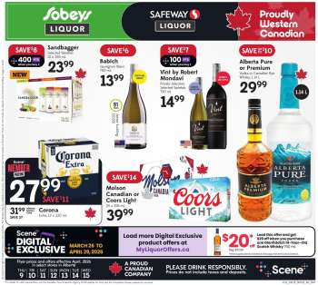 Sobeys Liquor Flyer - April 09, 2026 - April 15, 2026.