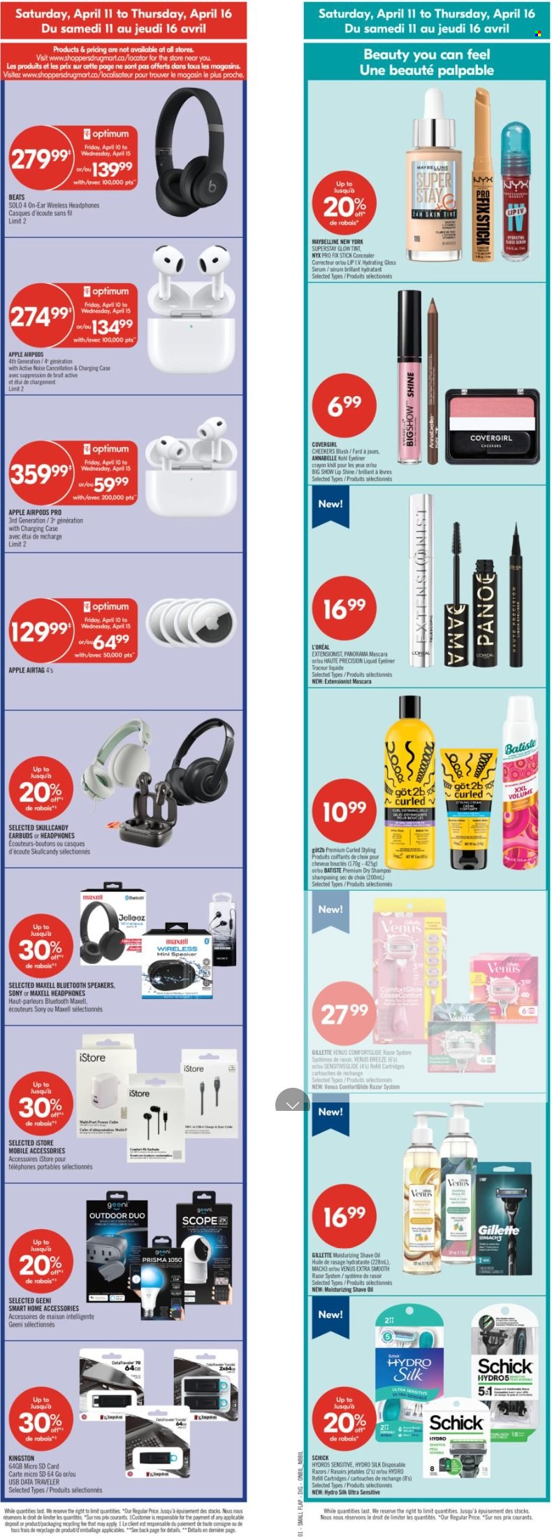 Shoppers Drug Mart flyer - April 11, 2026 - April 16, 2026. Page 4