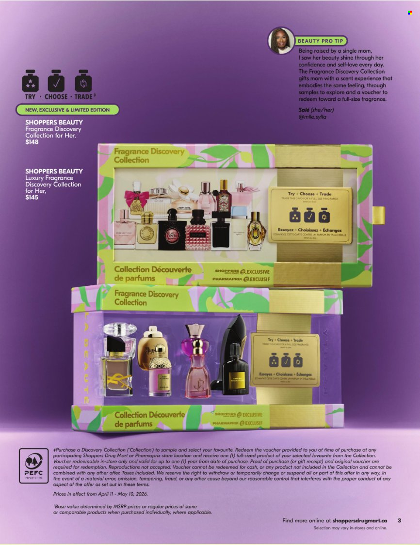 Shoppers Drug Mart flyer - April 11, 2026 - May 10, 2026. Page 3