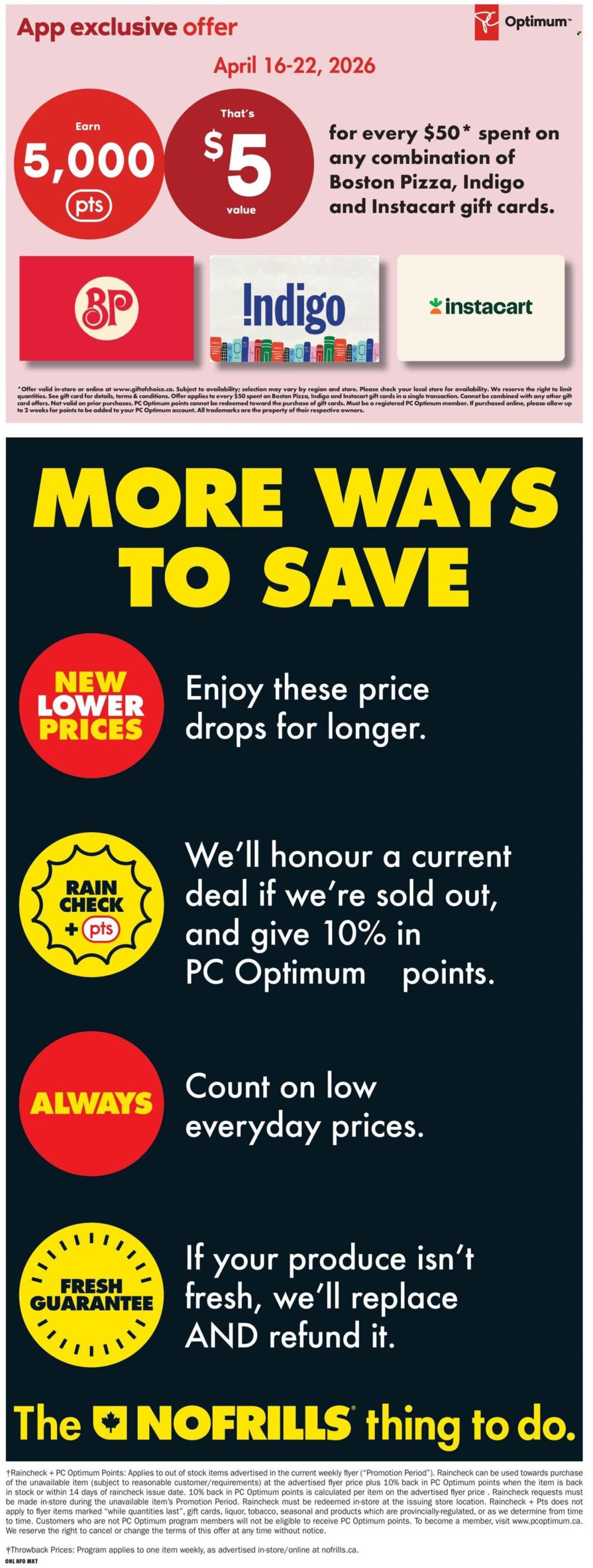 No Frills flyer - April 16, 2026 - April 22, 2026. Page 25