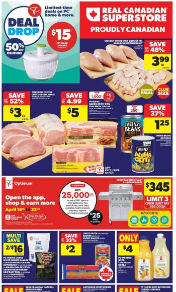 Real Canadian Superstore Flyer - April 16, 2026 - April 22, 2026.