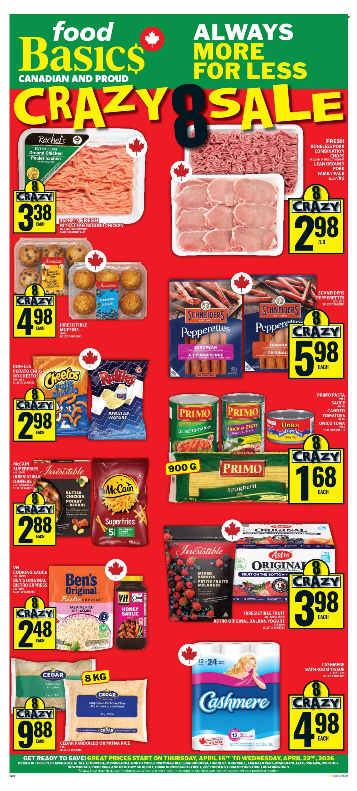 Food Basics flyer - April 16, 2026 - April 22, 2026. Page 1