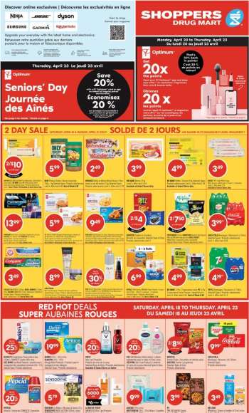 Shoppers Drug Mart Flyer - April 18, 2026 - April 23, 2026.