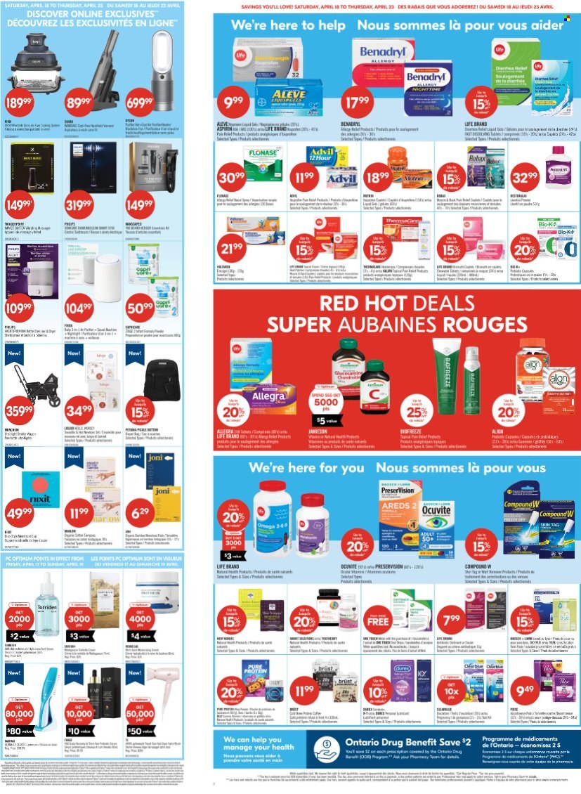 Shoppers Drug Mart flyer - April 18, 2026 - April 23, 2026. Page 4