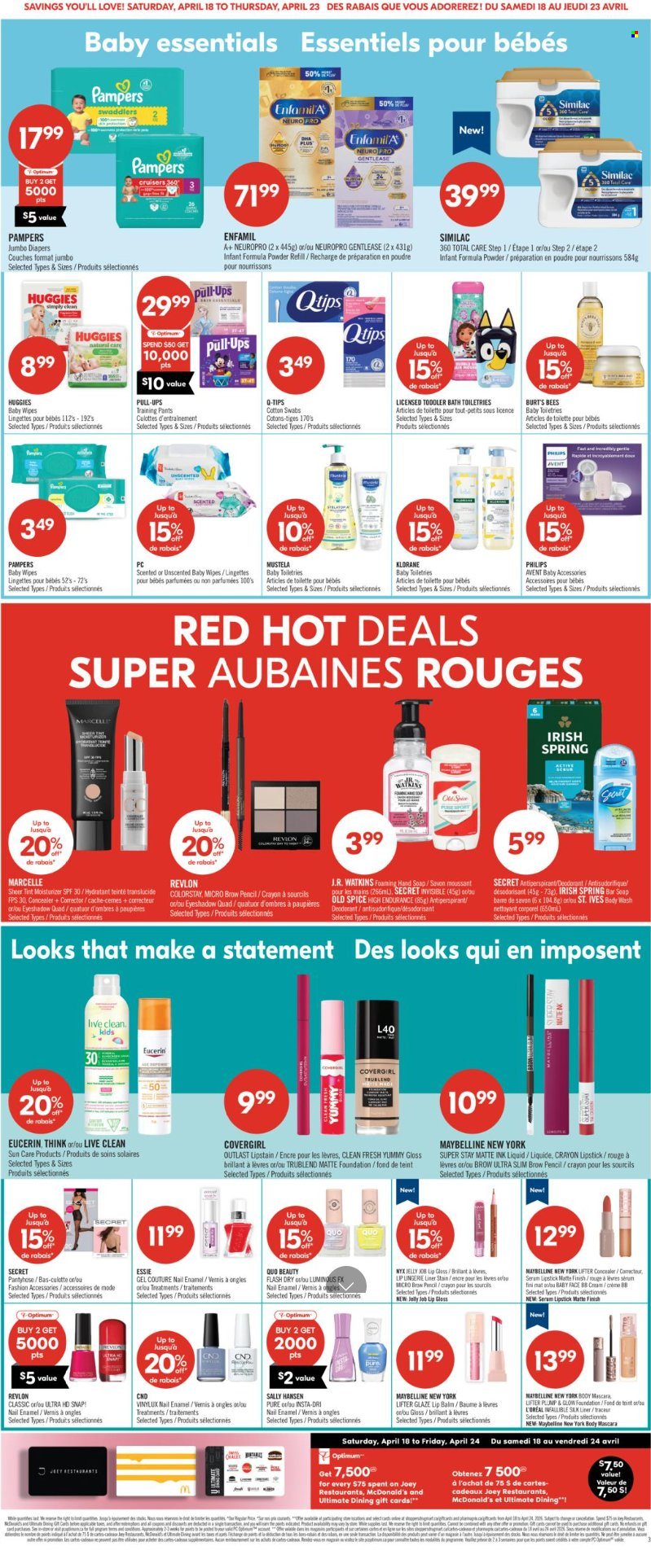 Shoppers Drug Mart flyer - April 18, 2026 - April 23, 2026. Page 9