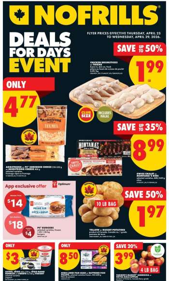 Circulaire No Frills - 23 Avril 2026 - 29 Avril 2026.