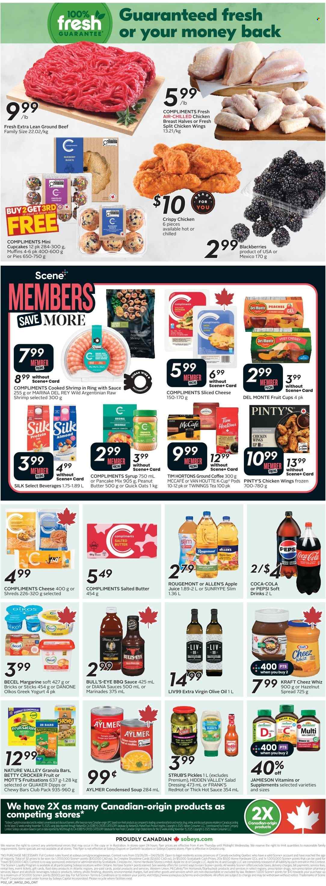 Sobeys Urban Fresh flyer - April 23, 2026 - April 29, 2026. Page 3