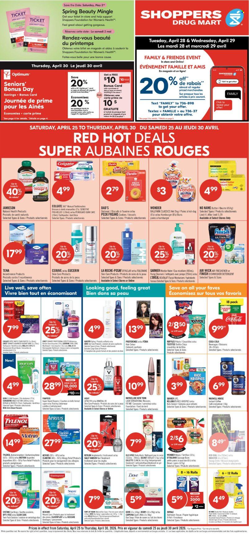 Shoppers Drug Mart flyer - April 25, 2026 - April 30, 2026. Page 1